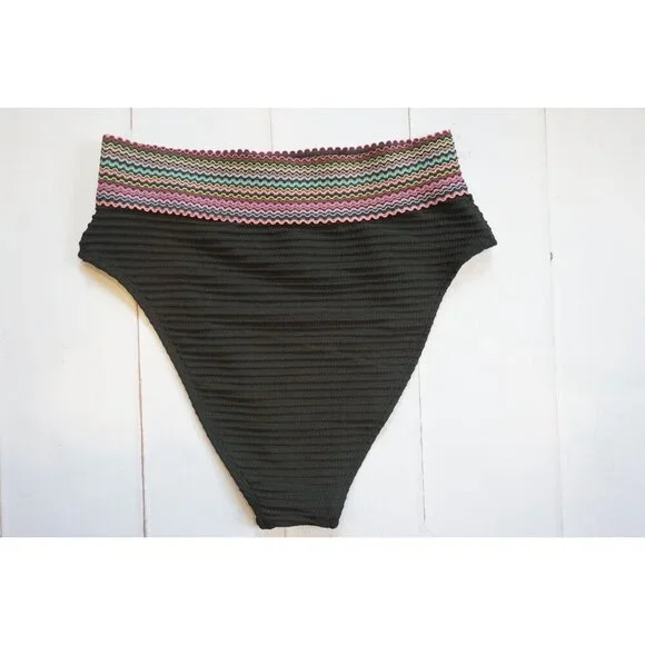 Cupshe Black High-Rise Bikini Bottoms - Size M, NWOT - Picture 5 of 5